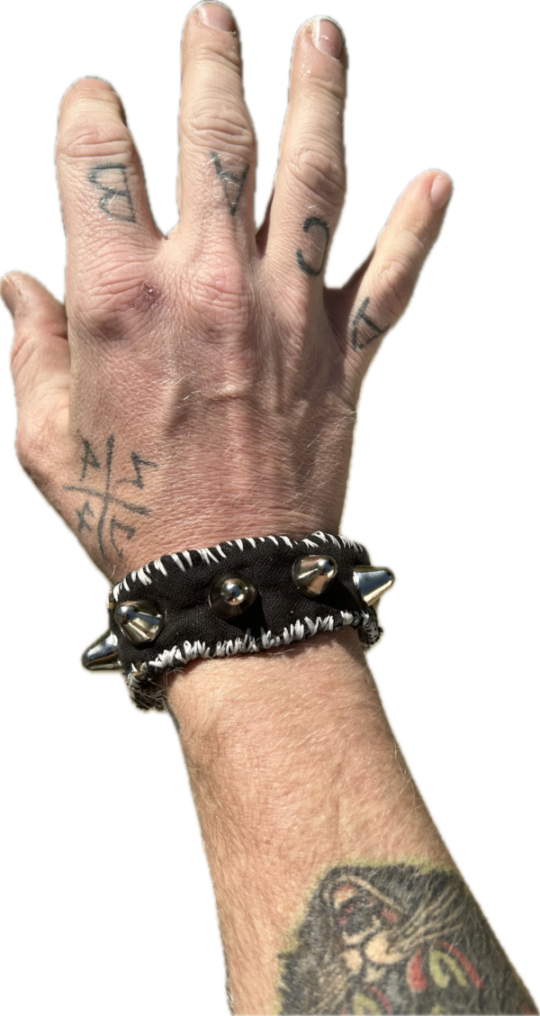 Studded Punk Bracelet - Image 2