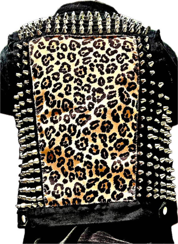 Studded Leopard Punk Vest