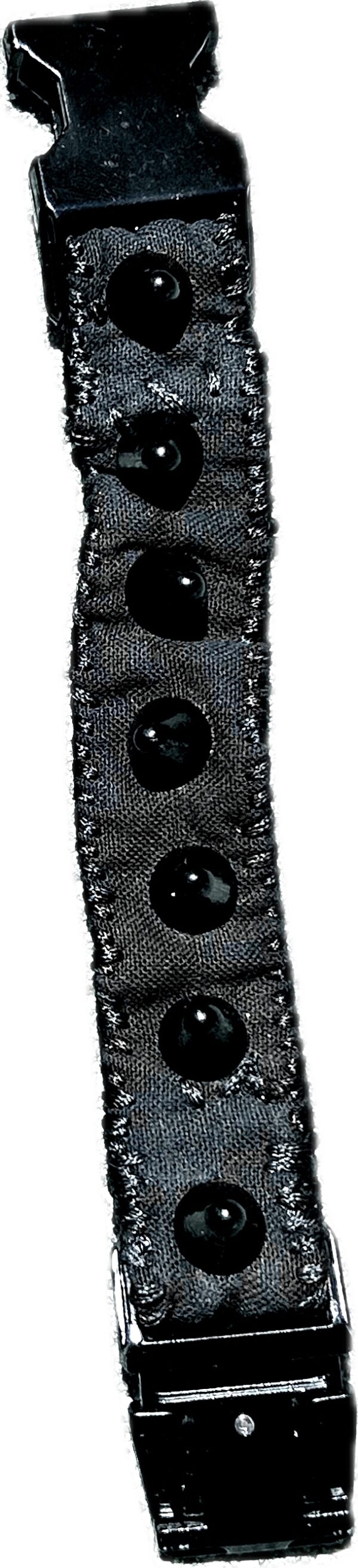 Studded Punk Bracelet Blackout Edition. - Image 3